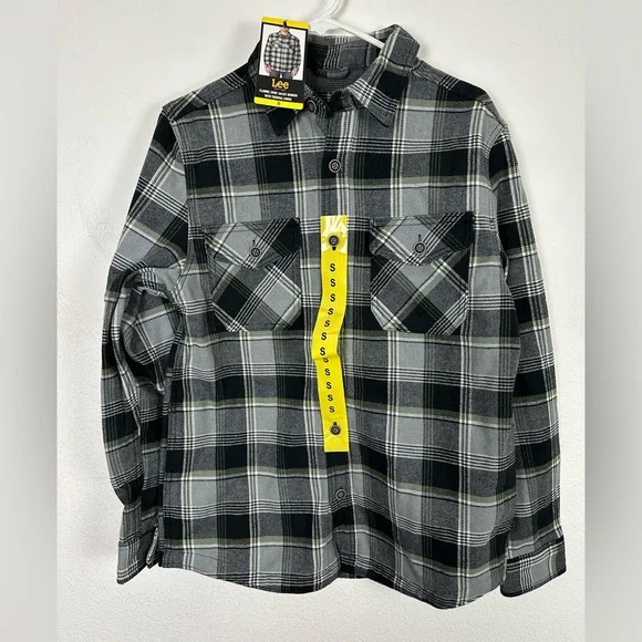 Lee Shirts Lee Thick Flannel Shirt Jacket Bonded With Thermal